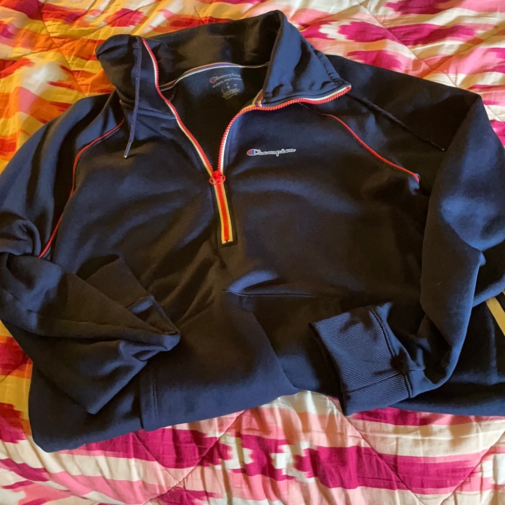 NEW W/O TAGS CHAMPION HALF-ZIP